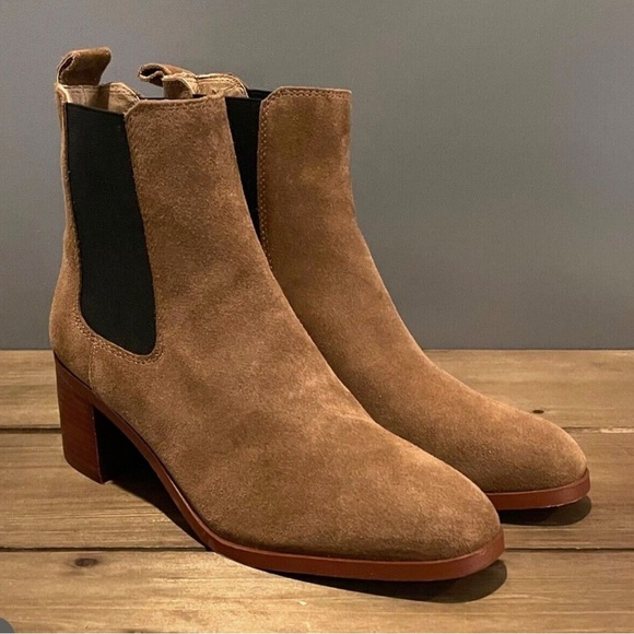 Steve Madden Brown Suede Ankle Booties size 9.5 - Picture 1 of 10